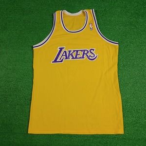 Vintage Los Angeles Lakers Jersey Adult Small 1980s Showtime Berlin WI Nylon